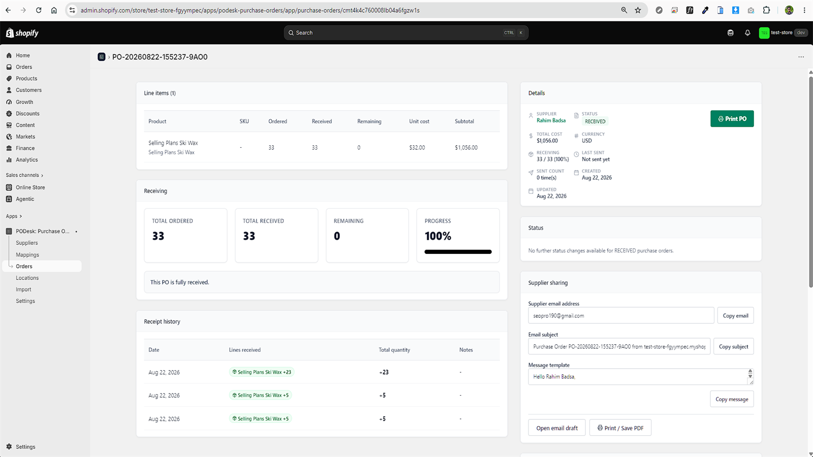 Free Shopify Purchase Order Template: Download and Customize for Your Store